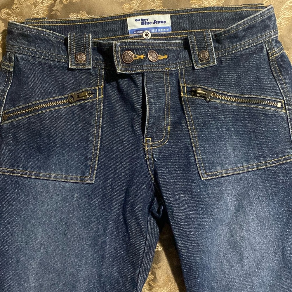 Old Navy tiny size 6 denim utility jean